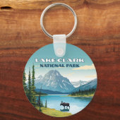 Nationalpark Klettersee Alaska Schlüsselanhänger (Rückseite)