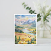 Nationalpark Kobuk Postkarte (Stehend Vorderseite)