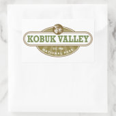 Nationalpark Kobuk Rechteckiger Aufkleber (Tasche)