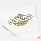 Nationalpark Kobuk Rechteckiger Aufkleber (Umschlag)
