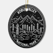 Nationalpark Kobuk Tal Alaska Monoline Keramik Ornament (Links)