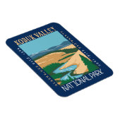 Nationalpark Kobuk Tal Alaska Retro erschüttert Magnet (Rechte Seite)