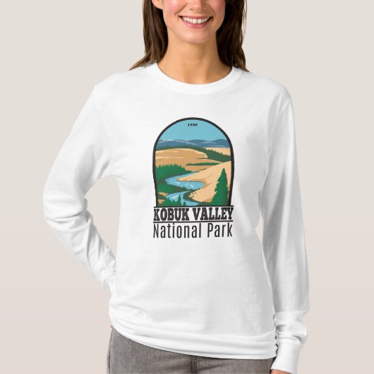 Nationalpark Kobuk Tal Alaska Vintager T - Shirt (Vorderseite)