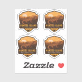 Nationalpark Komodo Aufkleber (Blatt)