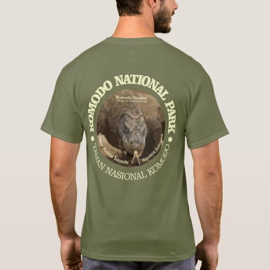 Nationalpark Komodo T-Shirt (Rückseite)