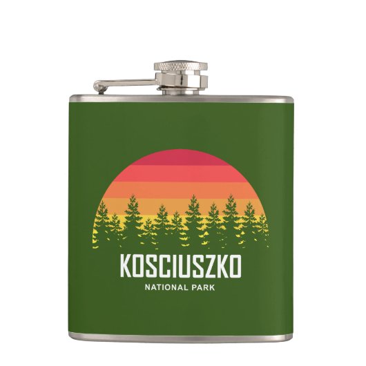 Nationalpark Kosciuszko Flachmann (Vorderseite)