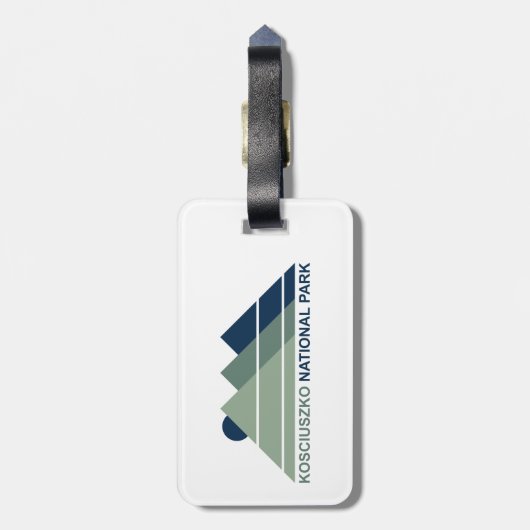 Nationalpark Kosciuszko Gepäckanhänger (Rückseite vertikal)