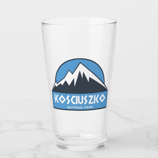Nationalpark Kosciuszko Glas (Vorderseite)