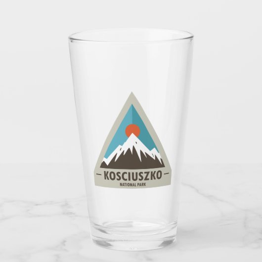 Nationalpark Kosciuszko Glas (Vorderseite)