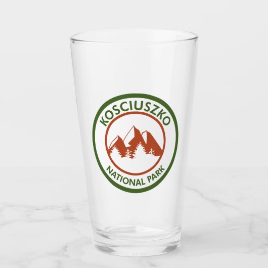 Nationalpark Kosciuszko Glas (Vorderseite)