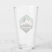 Nationalpark Kosciuszko Glas (Rückseite)