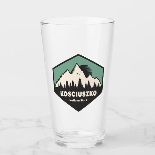 Nationalpark Kosciuszko Glas (Vorderseite)