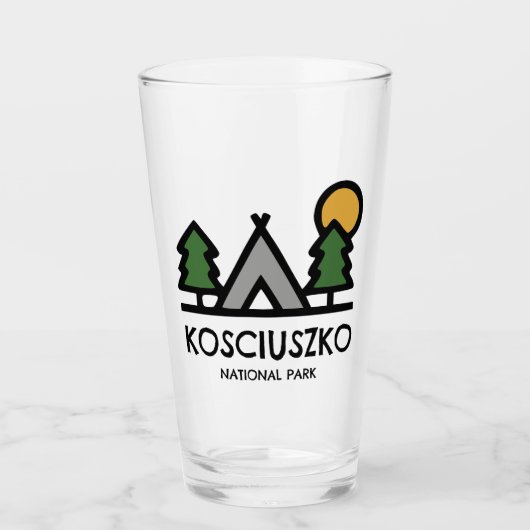 Nationalpark Kosciuszko Glas (Vorderseite)