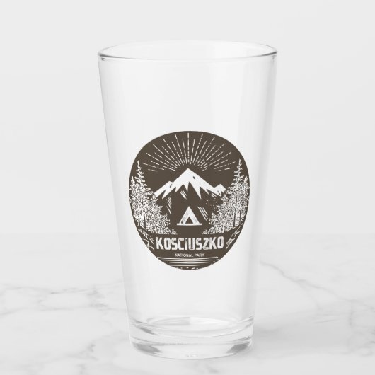 Nationalpark Kosciuszko Glas (Vorderseite)