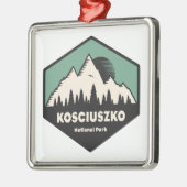 Nationalpark Kosciuszko Ornament Aus Metall (Links)