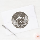 Nationalpark Kosciuszko Runder Aufkleber (Umschlag)