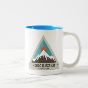 Nationalpark Kosciuszko Zweifarbige Tasse