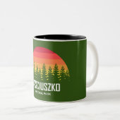 Nationalpark Kosciuszko Zweifarbige Tasse (VorderseiteRechts)