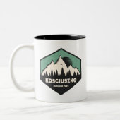 Nationalpark Kosciuszko Zweifarbige Tasse (Links)