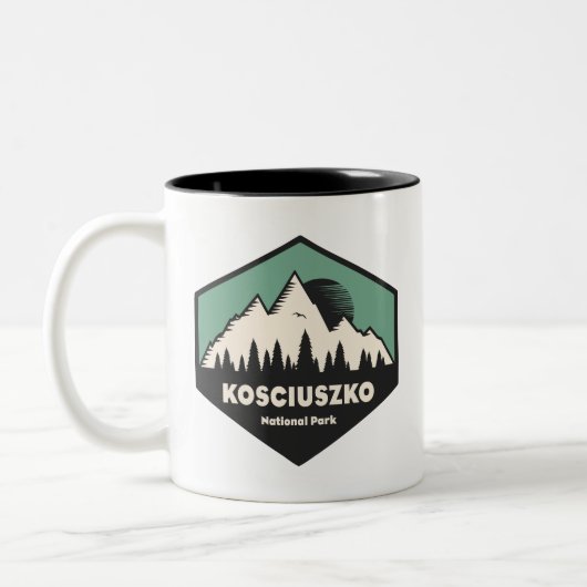 Nationalpark Kosciuszko Zweifarbige Tasse (Links)
