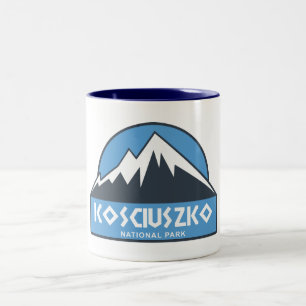 Nationalpark Kosciuszko Zweifarbige Tasse