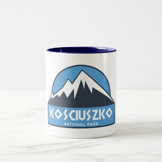 Nationalpark Kosciuszko Zweifarbige Tasse (Mittel)