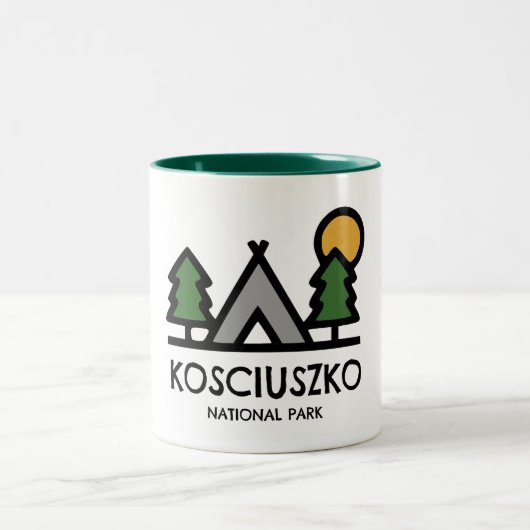 Nationalpark Kosciuszko Zweifarbige Tasse (Mittel)