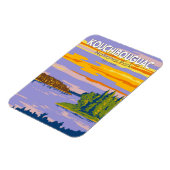 Nationalpark Kouchibouguac Nationalpark Travel Art Magnet (Linke Seite)