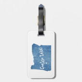 Nationalpark Krater Gepäckanhänger (Rückseite vertikal)