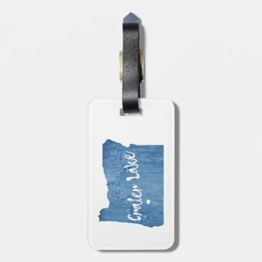 Nationalpark Krater Gepäckanhänger (Rückseite vertikal)