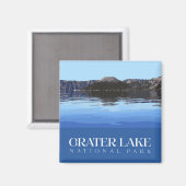 Nationalpark Krater Lake Magnet (Vorderseite/Rückseite)