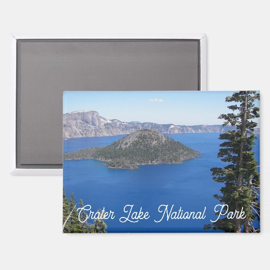Nationalpark Krater Magnet (Vorderseite/Rückseite)