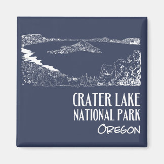 Nationalpark Krater Nationalpark California Magnet