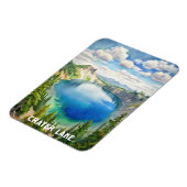 Nationalpark Krater Nationalpark California Magnet (Linke Seite)