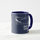 Nationalpark Krater Nationalpark California Tasse (VorderseiteRechts)