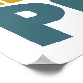 Nationalpark Krater Poster (Ecke)