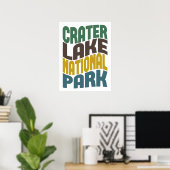 Nationalpark Krater Poster (Heimbüro)