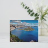 Nationalpark Krater Postkarte (Stehend Vorderseite)