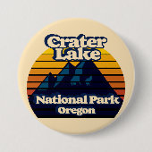 Nationalpark Krater See Button (Vorderseite)