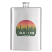 Nationalpark Krater See Flachmann (Vorderseite)