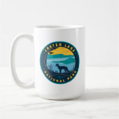 Nationalpark Krater See Kaffeetasse (Links)