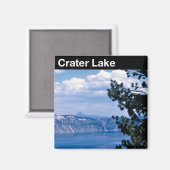 Nationalpark Krater See Magnet (Vorderseite/Rückseite)