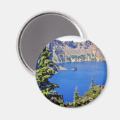 Nationalpark Krater See Magnet (Vorderseite/Rückseite)