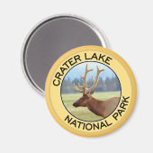 Nationalpark Krater See Magnet (Vorderseite/Rückseite)
