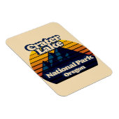 Nationalpark Krater See Magnet (Rechte Seite)