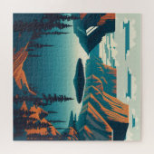 Nationalpark Krater See Puzzle (Horizontal)