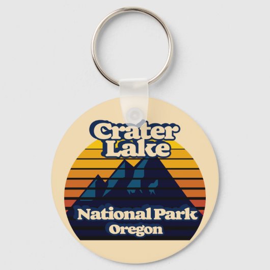 Nationalpark Krater See Schlüsselanhänger (Vorderseite)