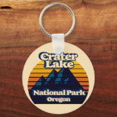 Nationalpark Krater See Schlüsselanhänger (Rückseite)