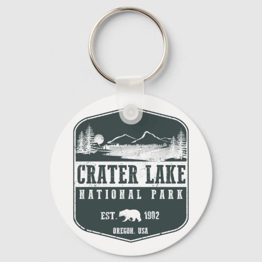 Nationalpark Krater See Schlüsselanhänger (Vorderseite)