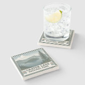 Nationalpark Krater See Steinuntersetzer (Seitenansicht)